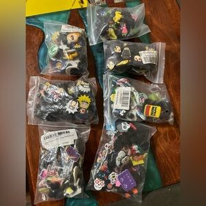Assorted Shoe Croc charms. 7 bags!